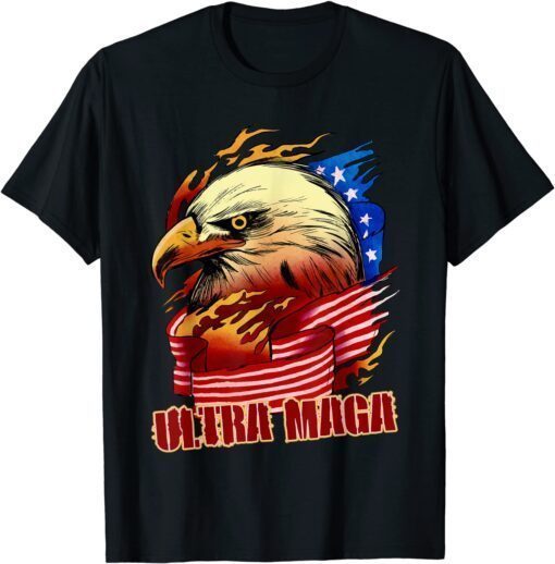 Ultra MAGA Bald Eagle 2024 Tee Shirt