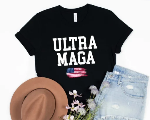 Ultra MAGA Clean Up On Aisle 46 Trump Tee Shirt