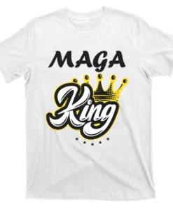 Ultra MAGA King Crown USA Trump 2024 Anti Biden Tee Shirt