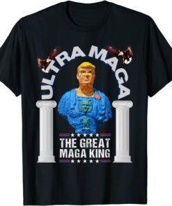 Ultra MAGA King Trump Biden 2024 UltrA MAGA Crowd UltrA MAGA T-Shirt