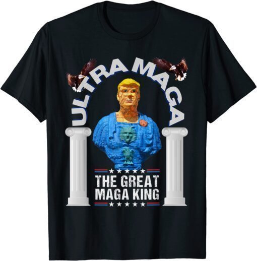 Ultra MAGA King Trump Biden 2024 UltrA MAGA Crowd UltrA MAGA T-Shirt