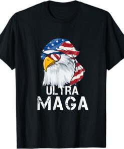 Ultra MAGA Patriotic Eagle 4th Of July American Flag USA Classi Shirt