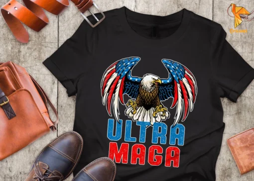 Ultra Maga American Eagle The Great Maga King Tee Shirt