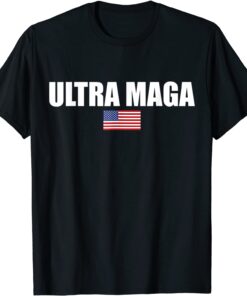 Ultra Maga Donald Trump Joe Biden Republican America Trendy Tee Shirt