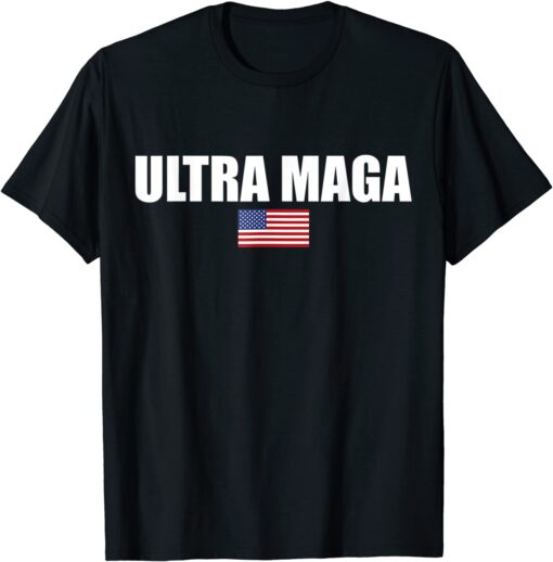 Ultra Maga Donald Trump Joe Biden Republican America Trendy Tee Shirt