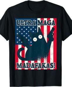 Ultra Maga Madafakas Cats Tops Summer Dresses Pew Cat Tee Shirt