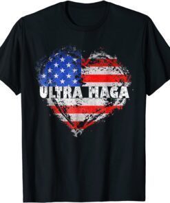 Ultra Maga Proud US Flag Ultra-Maga T-Shirt