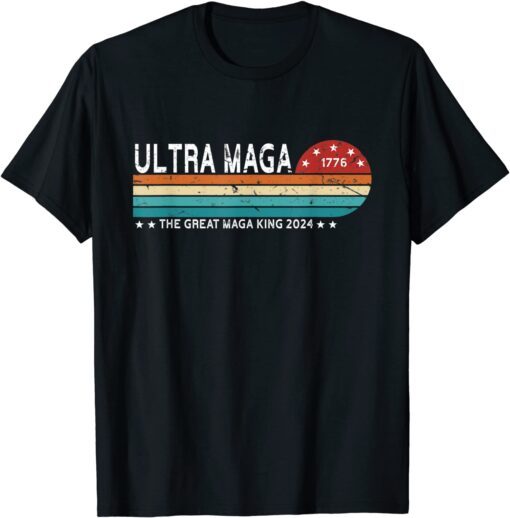 Ultra Maga Proud Ultra-Maga Vintage Trump 2024 Tee Shirt