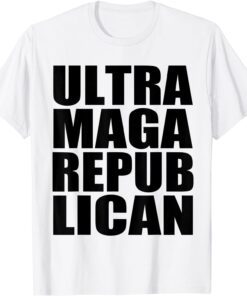 Ultra Maga Republican Proud The Great MAGA King Trump Biden T-Shirt