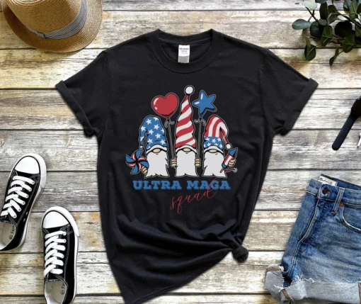 Ultra Maga Squad Gnomes 4th of July Tee Shirt