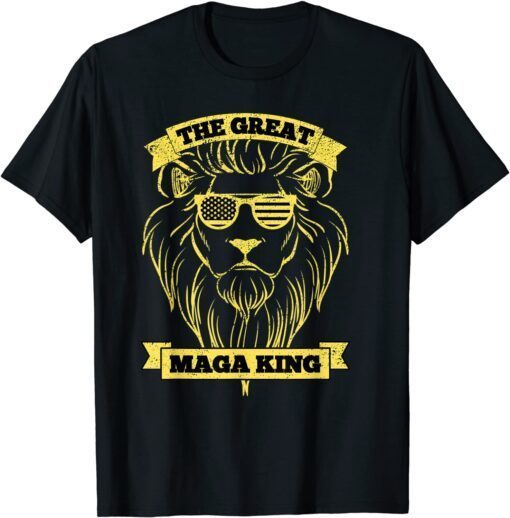 Ultra Maga, The Great Maga King Distressed Tee Shirt