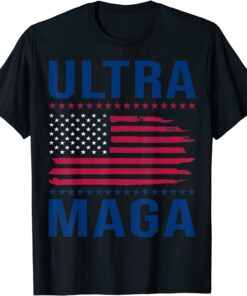 Ultra Maga Trendy American Flag Going Out Made In USA Tee Shirt