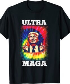 Ultra Maga Trump Bleach Tyedie Tee Shirt