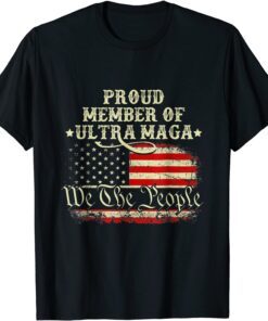 Ultra Maga United State US flag Tee Shirt