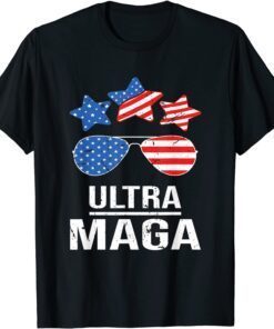 Ultra Maga Us Flag Sunglasses Ultra-Maga Tee Shirt