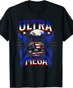 Ultra Mega America 2024 - Ultra Mega Eagle With Skull T-Shirt