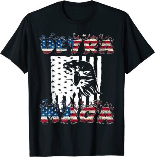 Ultra Mega Eagle 2022 with Flag cool Ultra Mega Eagle 2022 Tee Shirt