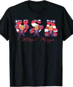 Usa Trump Cheerleader Ultra Maga Tee Shirt