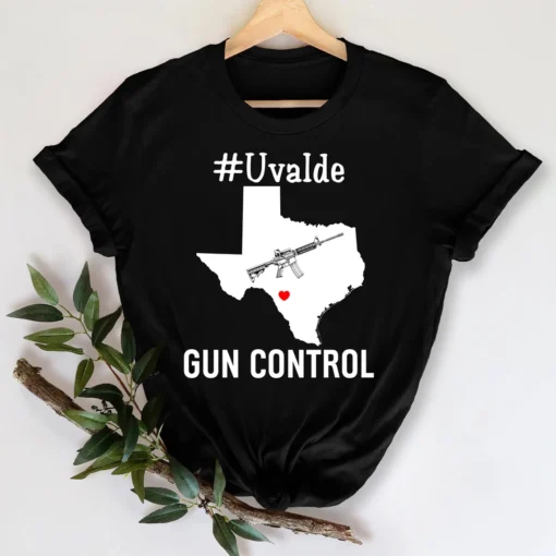 Uvalde Gun Control Now, Pray For Texas Tee Shirt