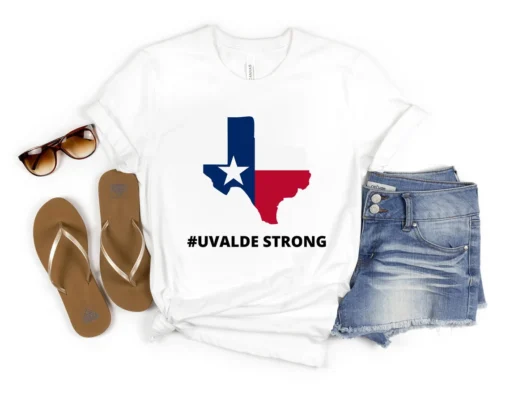 Uvalde Strong, Gun Control Now, Texas School Shooting Tee Shirt