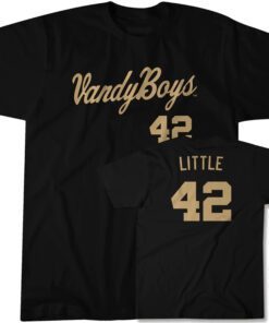 Vanderbilt Baseball Christian Little 42 Tee Shirt