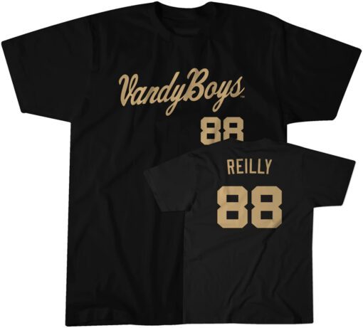 Vanderbilt Baseball Patrick Reilly 88 Tee Shirt