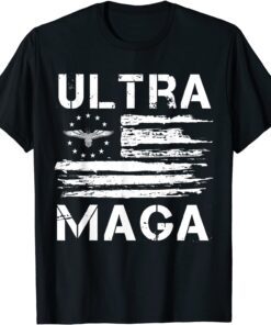 Vintage American Flag We The People Ultra Maga Patriotic Tee Shirt