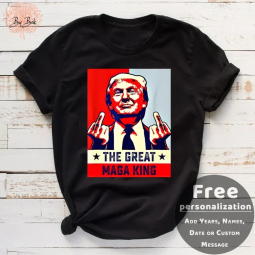 Vintage Donald Trump Ultra Maga The Great MAGA King Tee Shirt