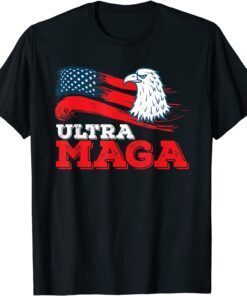 Vintage Ultra Mega Eagle with the flag for USA Tee Shirt