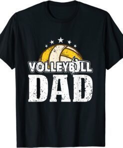 Volleyball Dad For Father's Day Tee Shirt