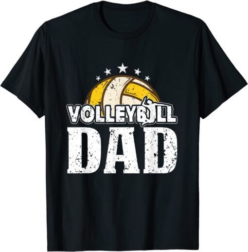 Volleyball Dad For Father's Day Tee Shirt