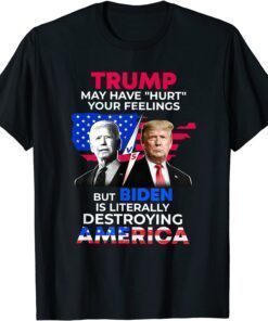 bid.en is Literally Destroying America Democrat Tee Shirt