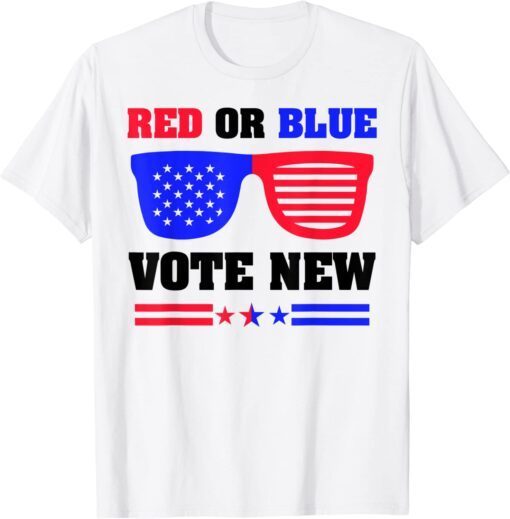 2022 Election Republican Red Democrat Blue Vote New Congress Tee Shirt