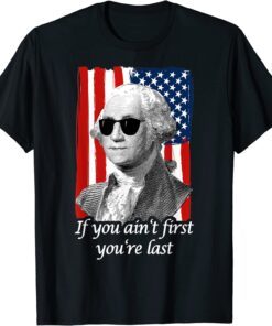 4th July Georg Washington Patriotic Quote Independence Day Tee Shirt