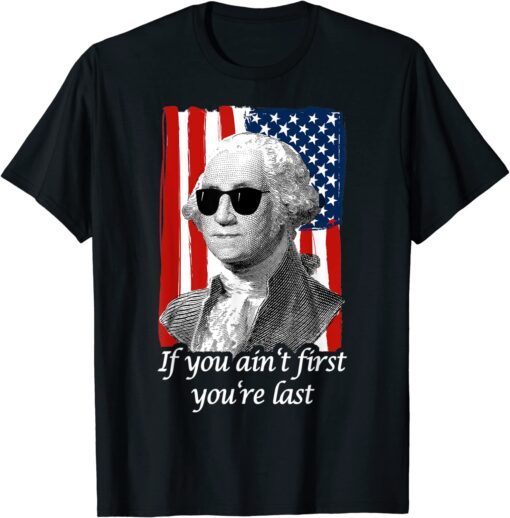 4th July Georg Washington Patriotic Quote Independence Day Tee Shirt