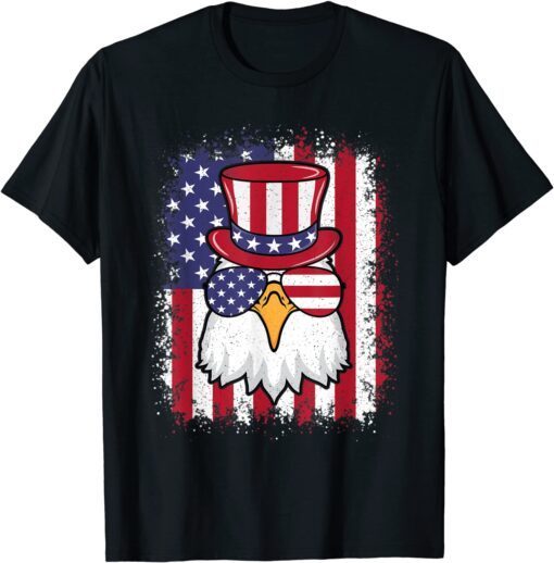 4th Of July American Flag Patriotic Eagle USA T-Shirt