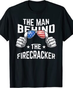 4th Of July Pregnancy The Man Behind The Firecracker Tee Shirt