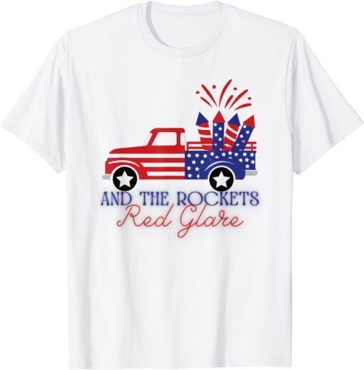 4th of July Rockets Red Glare Independence Day Parade Tee Shirt