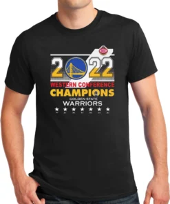 7th Western Conference Champions , Golden State Warriors Champions History Tee Shirt