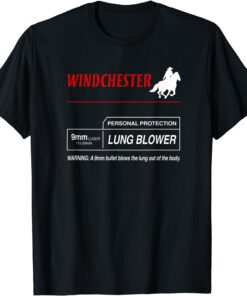 9mm Luger Windchester Lung Blower Ammo Biden Gaffe T-Shirt