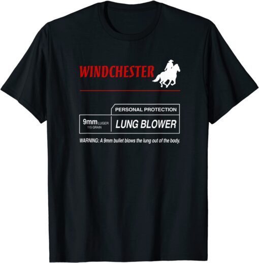 9mm Luger Windchester Lung Blower Ammo Biden Gaffe T-Shirt