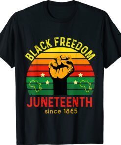 African American Happy Juneteenth African art Black History Tee Shirt