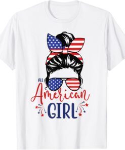 All American Girls 4th Of July Family Matching Tee Shirt