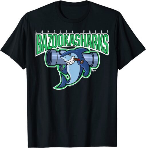 American Dad Bazooka Sharks Tee Shirt