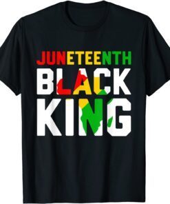 Awesome Juneteenth Black King Melanin Fathers Day Tee Shirt
