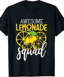 Awesome Lemonade Squad For Lemonade Stand Boss Tee Shirt
