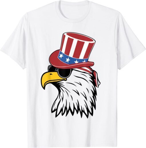 Awsome Patriotic Eagle USA 4th Of July American Tee Shirt