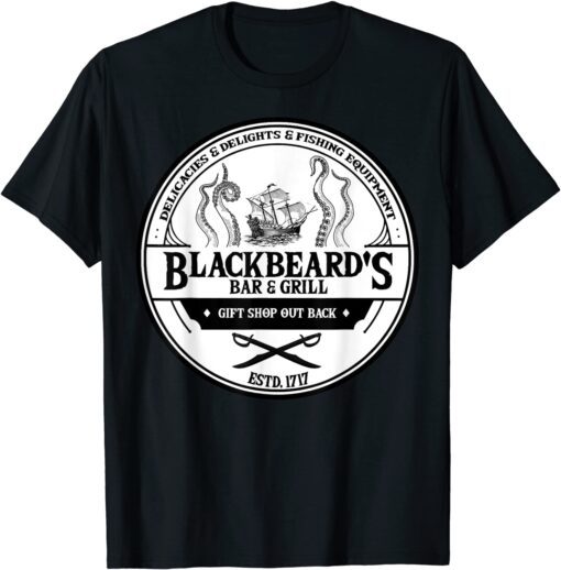 BLACKBEARDS BAR AND GRILL Tee Shirt