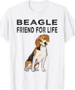 Beagle Friend For Life Dog Friendship Tee Shirt