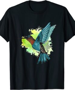 Beautiful Hummingbird Watercolors Watch The Cute Birds Art 2022 Shirt